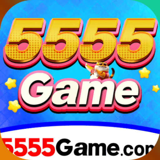 Imagem promocional da 5555GAME mostrando a plataforma e suas vantagens