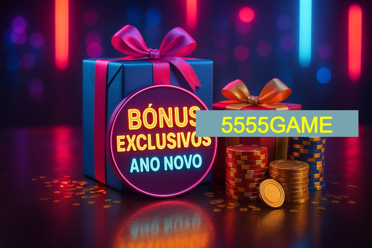 Promoções de Ano Novo no 5555GAME